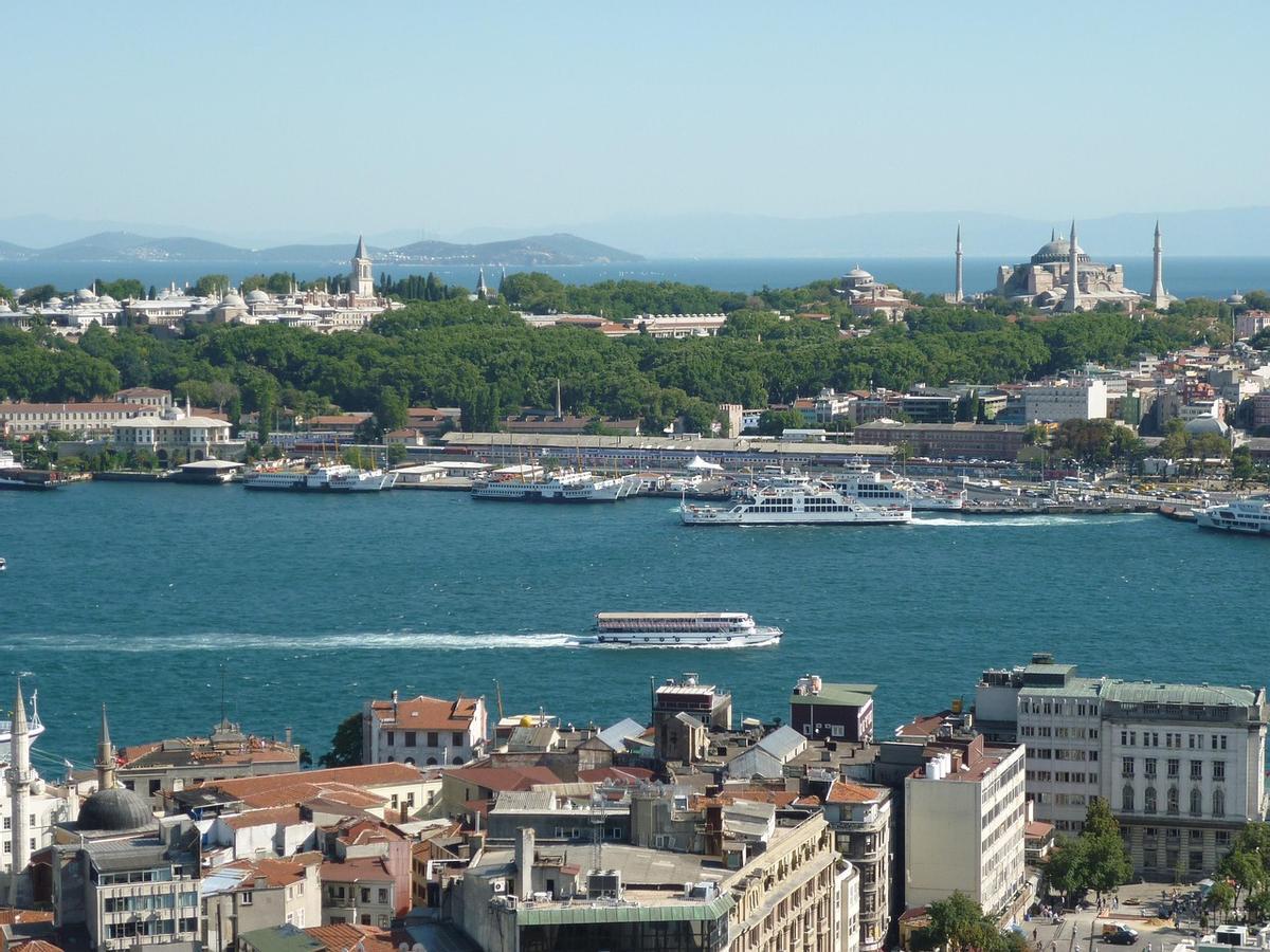 Vista panorámica de Estambul