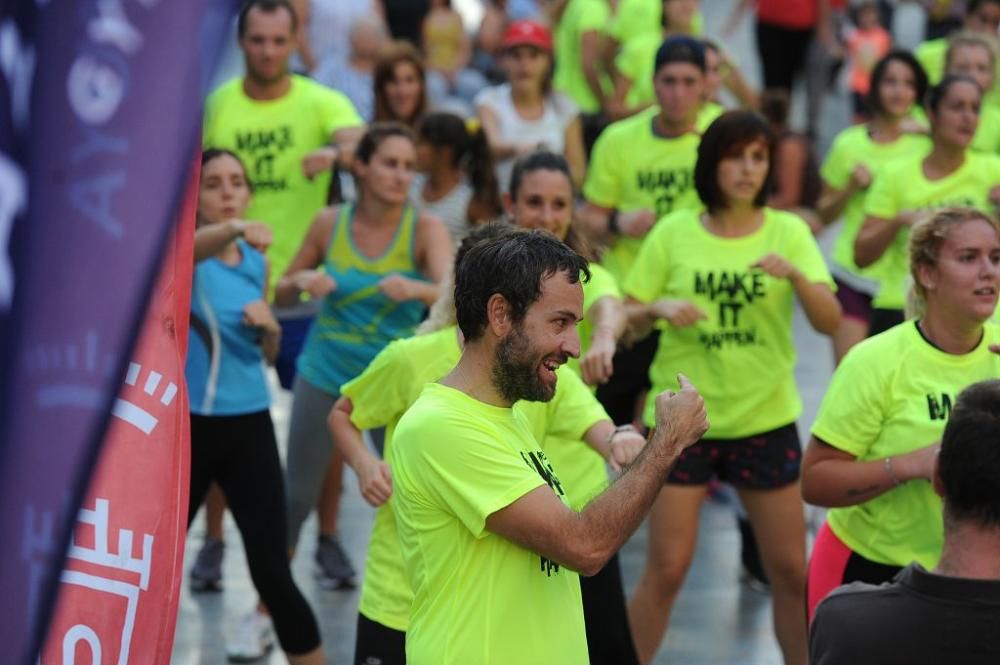 Zumba en la Avenida Libertad