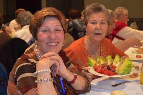 Almuerzo de la asociacion de viudas en Murcia