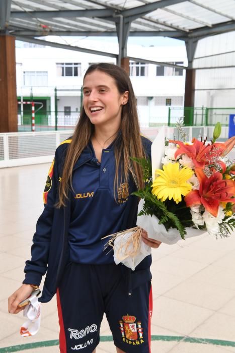 María Sanjurjo, campeona del mundo en A Coruña