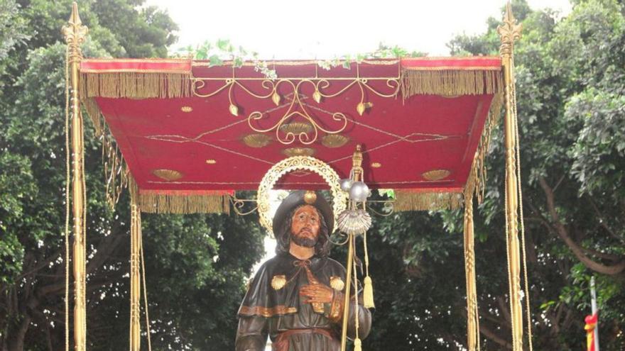 La devoción popular convirtió a  San Roque en Copatrono de Guía