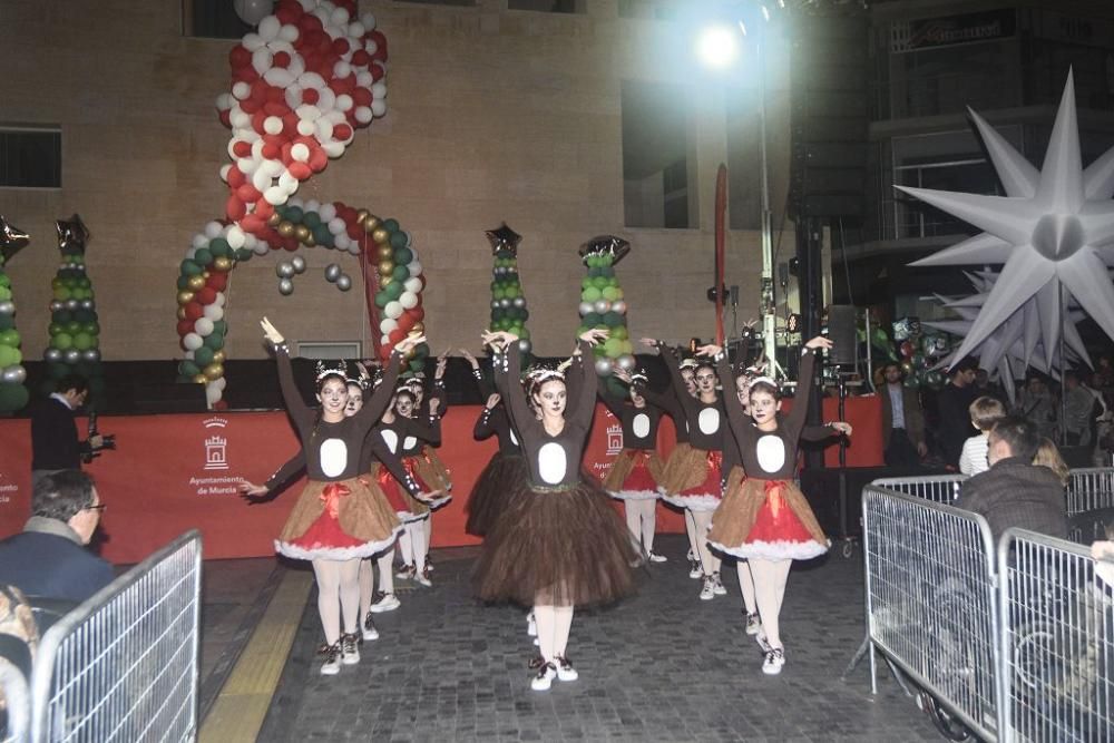 Así ha llegado Papa Noel a Murcia