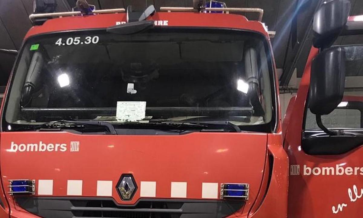 Incendi a la zona del Coll de Casals.