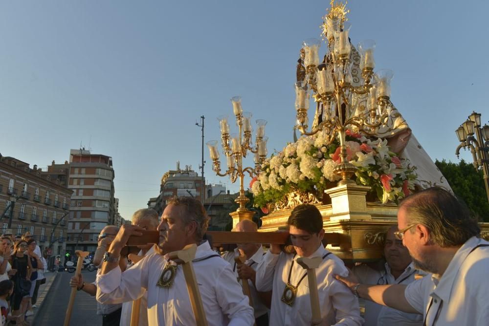 Procesión de la Virgen del Carmen en Murcia