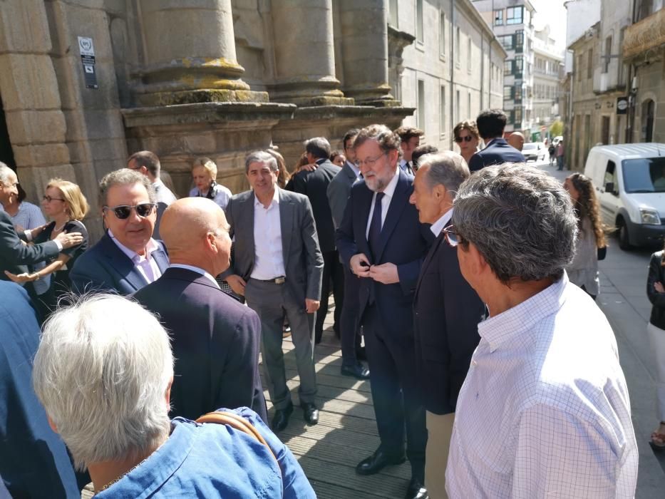 Rajoy acude al funeral en Pontevedra de Consolación Mon