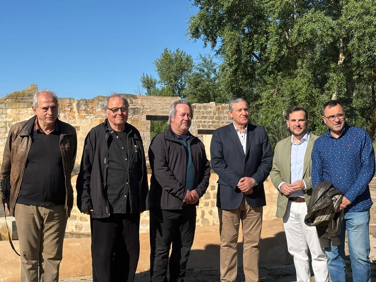 GALERÍA | Visita institucional a las Aceñas de Gijón de Zamora a causa de la finalización de las obras