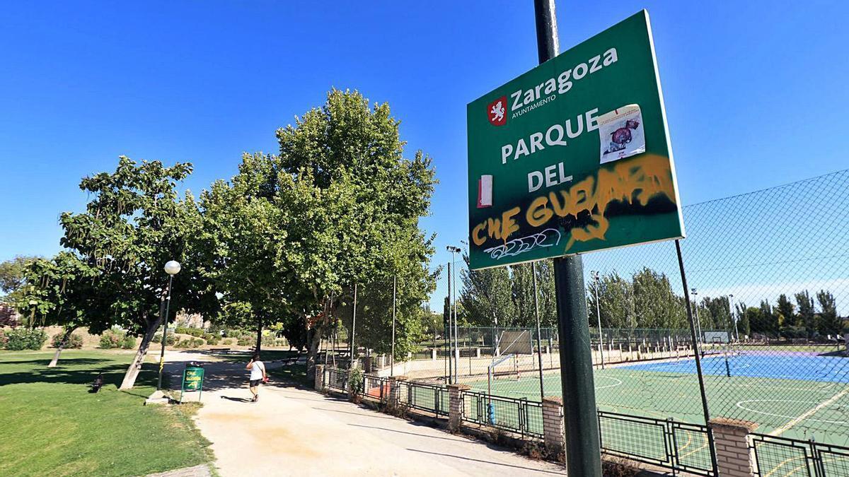 El parque de Zaragoza al que daba nombre el Che Guevara hasta 2021.