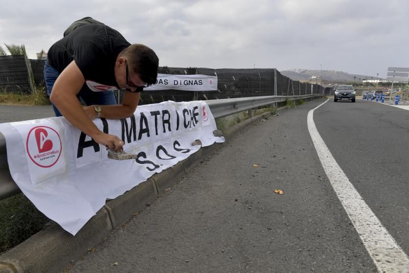 Manifestación de vecinos de Almatriche