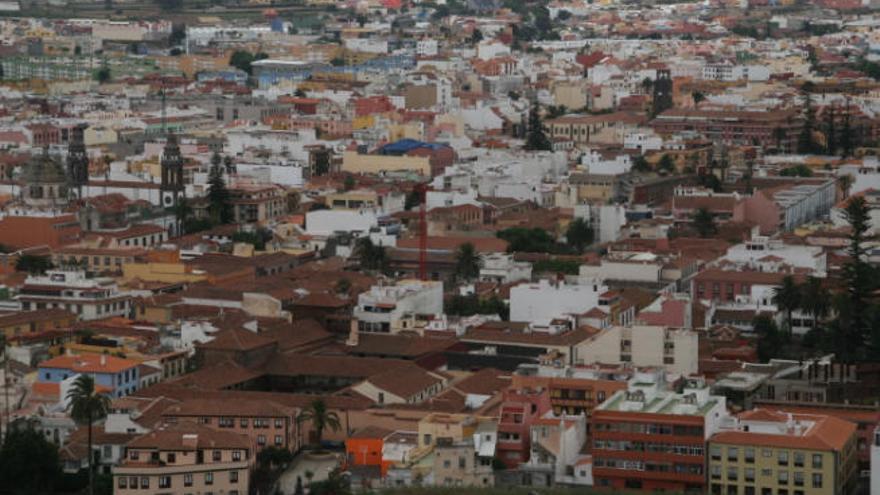 Una imagen panorámica del casco histórico de La Laguna.