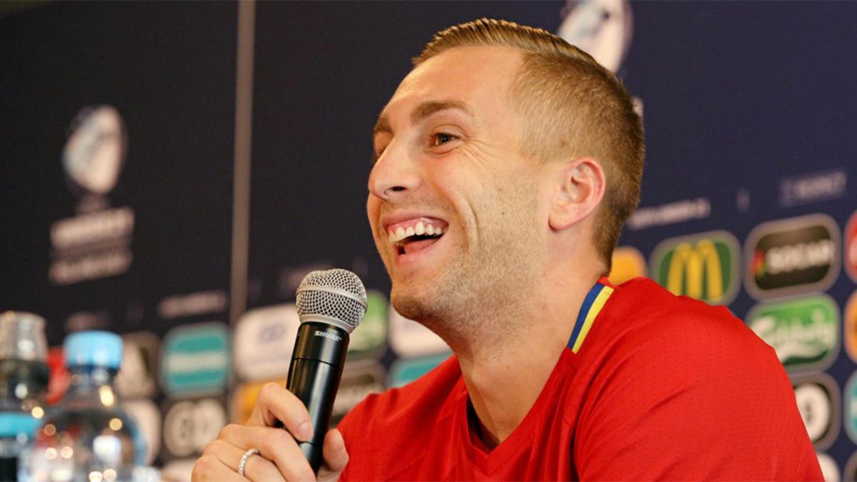 Una imagen de Gerard Deulofeu con la selección sub-21. El Barça confía en que esta temporada demuestre todo su potencial