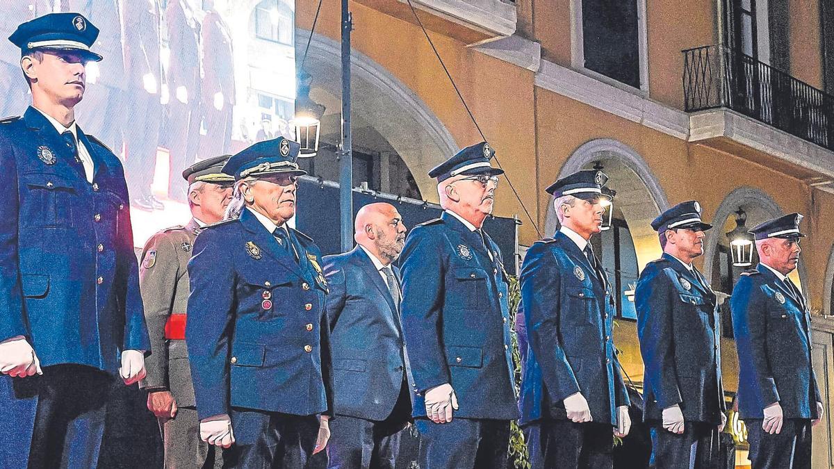 Representantes policiales durante la Diada de la Polícia Local el pasado octubre