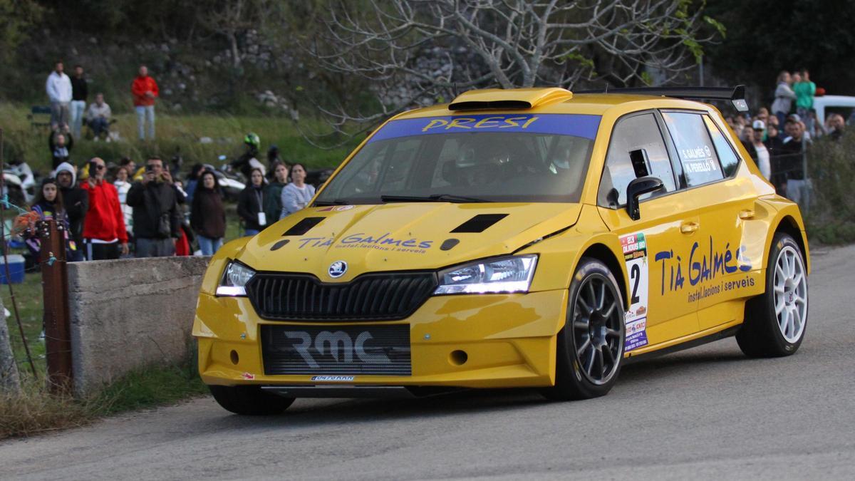 Sebastià Galmés y Miquel Perelló, durante el Rally.