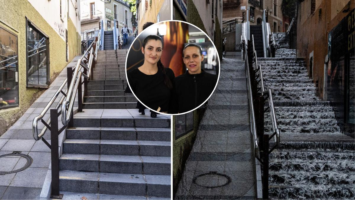 Vídeo | Drama en Alzapiernas (Cáceres): "El agua caía como una cascadas"