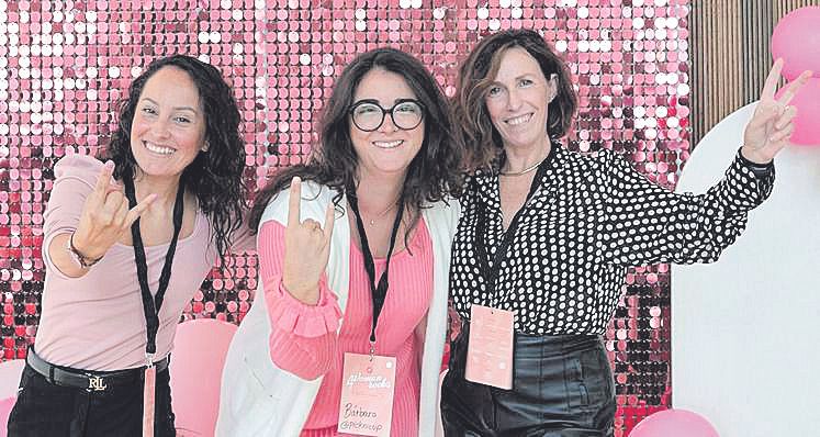 Beatriz Castañeda, Bárbara Enseñat y Fina Guirad.