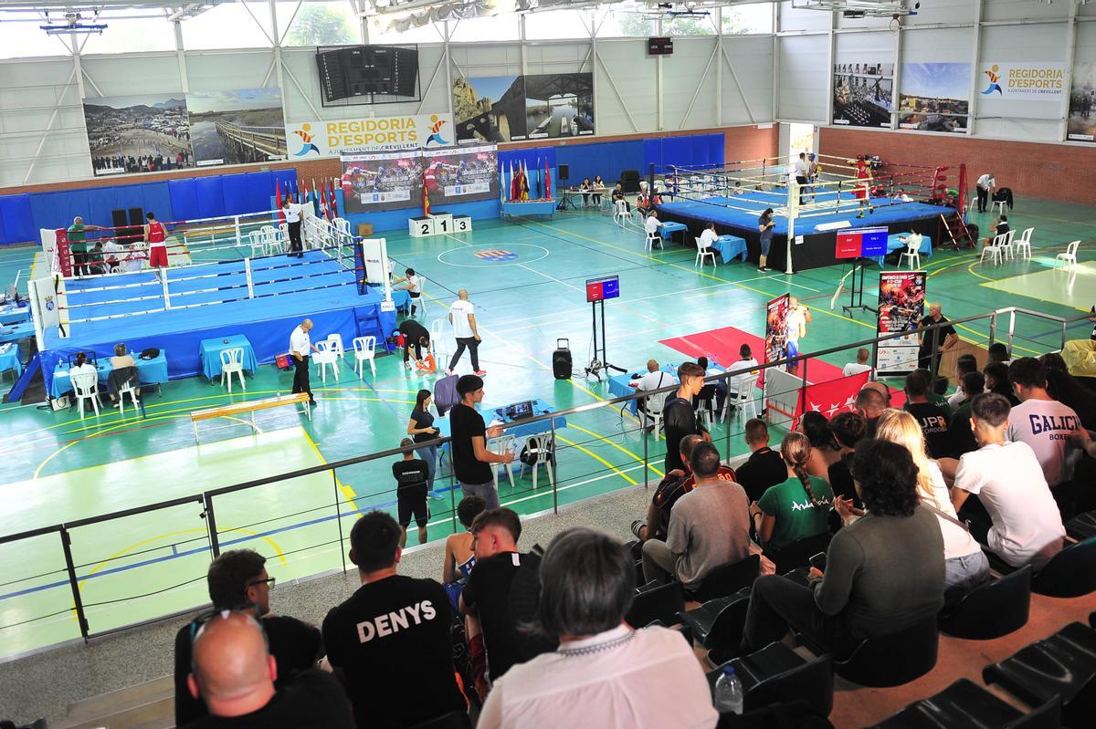 Pabellón Félix Candela de Crevillent donde se celebró hace unas semanas el campeonato nacional de boxeo