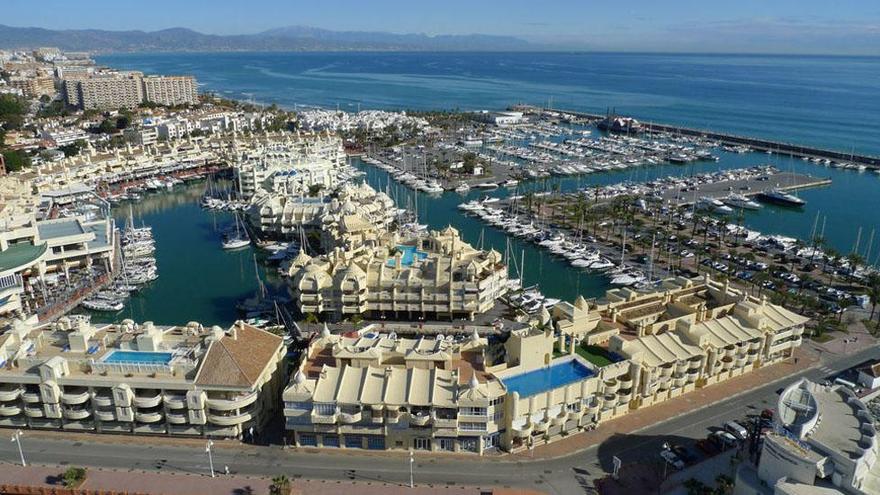 Imagen aérea de Puerto Marina, en Benalmádena.