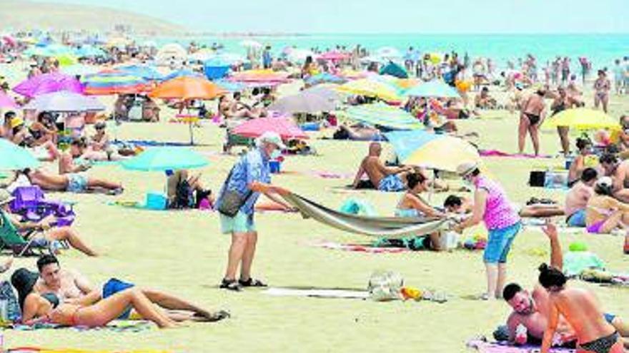 Playa de Maspalomas, en el municipio de San Bartolomé de Tirajana. | | ANDRÉS CRUZ