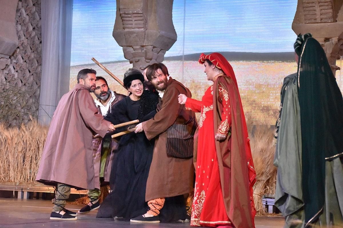 Una escena del auto sacramental 'La Siega', de Lope de Vega, puesta en escena por la Compañía de Teatro Clásico de Córdoba Producciones Teatro Par.