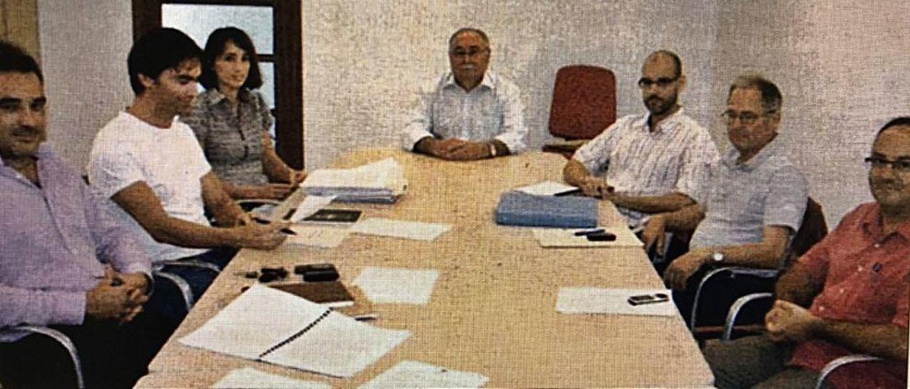 Miembros del extinguido Consell Assessor d´Urbanisme, que solo se reunió un par de veces en 2012.