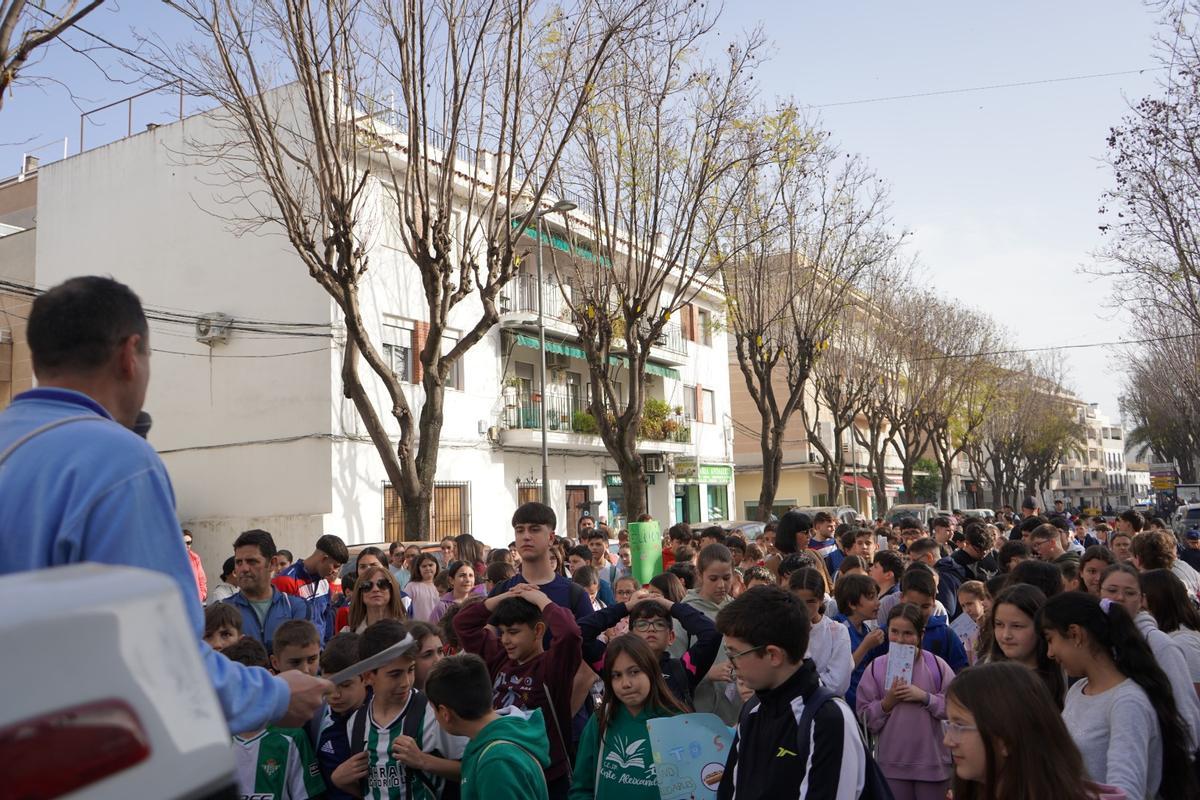 La marcha ha comenzado a las puertas del centro de salud de Montilla.