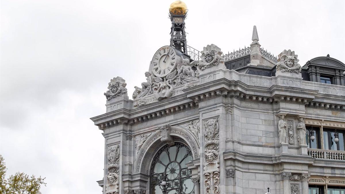 Fachada del Banco de España.