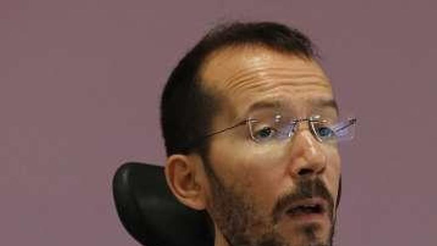 Pablo Echenique, ayer. // Efe