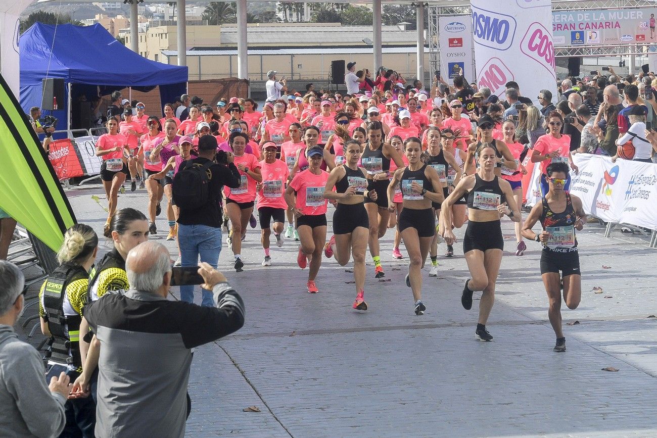 La 'Marea Rosa' de la Carrera de la Mujer de Las Palmas de Gran Canaria, en imágenes