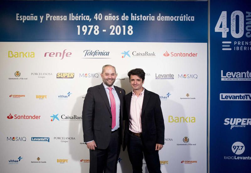 Photocall de la gala del 40 aniversario de Prensa Ibérica en Levante-EMV