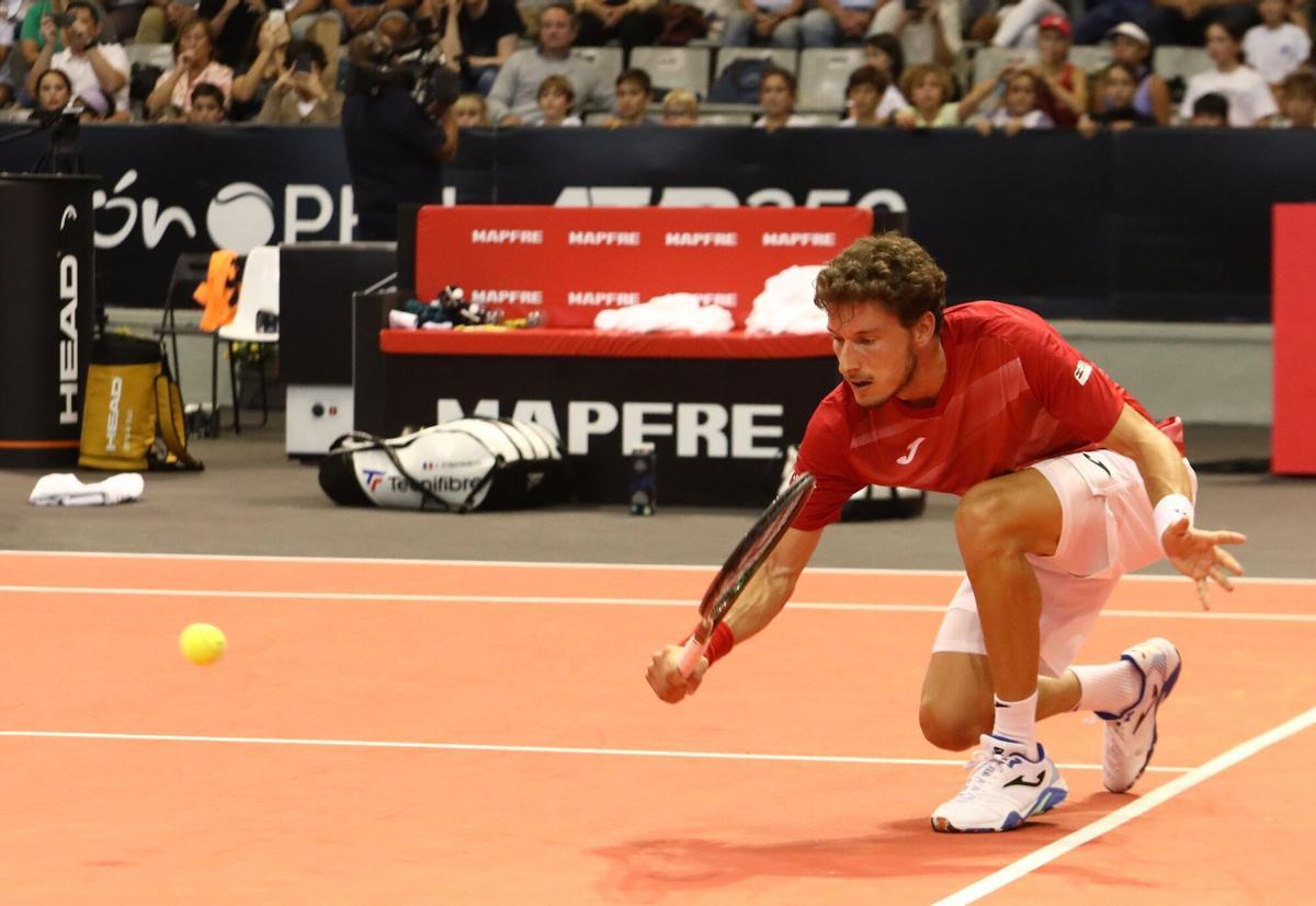 Pablo Carreño durante un partido.