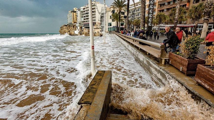 La borrasca «Gloria» va permetre comprovar al Mediterrani l&#039;escenari anunciat per a dècades tardanes d&#039;aquest segle; la plenamar a Benidorm, de fins a 50 centímetres, va portar el mar al passeig