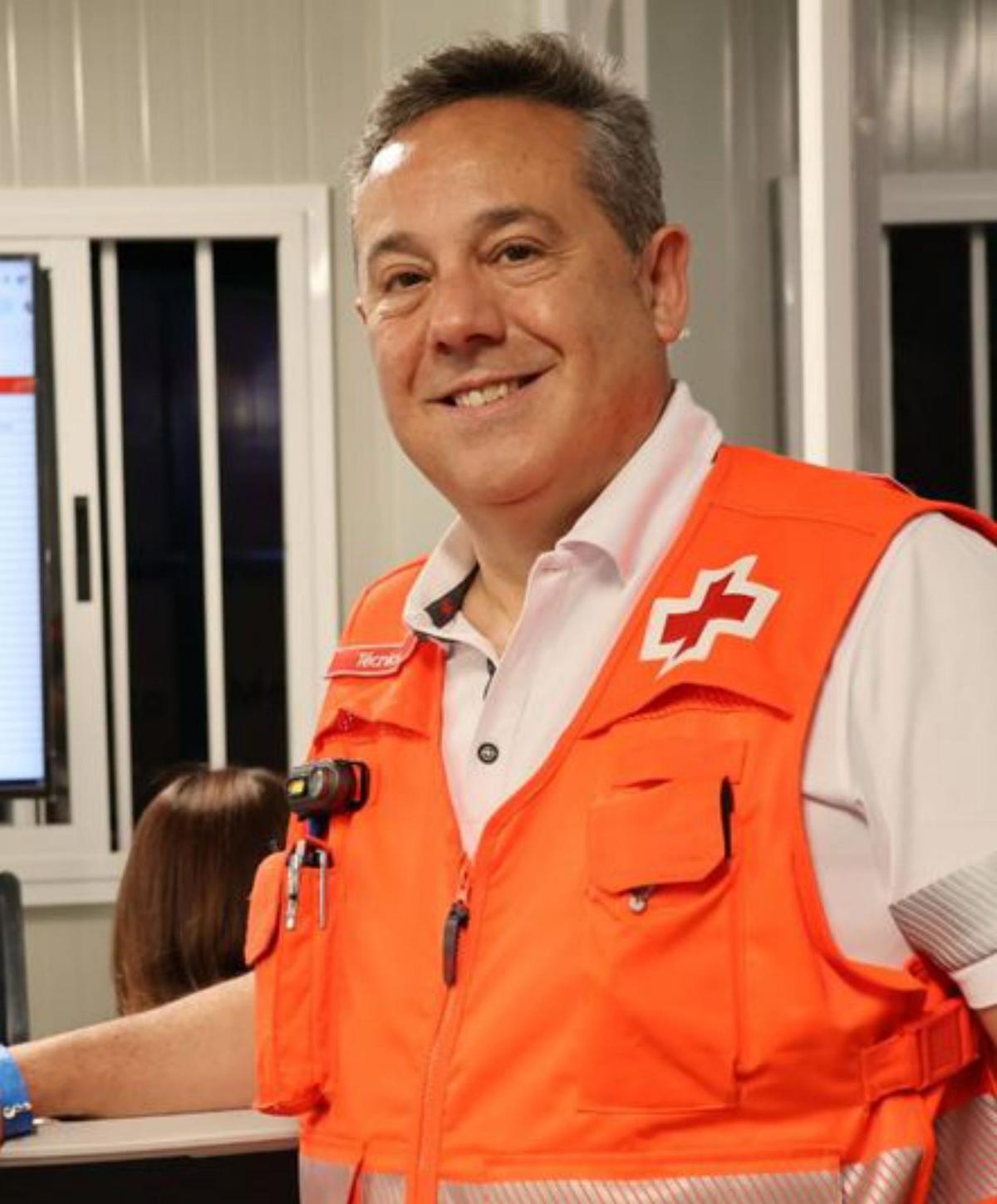 Los diez voluntarios de Cruz Roja Española que han llegado de otros lugares del país para trabajar en el Hospital del Carnaval. | | E.D.