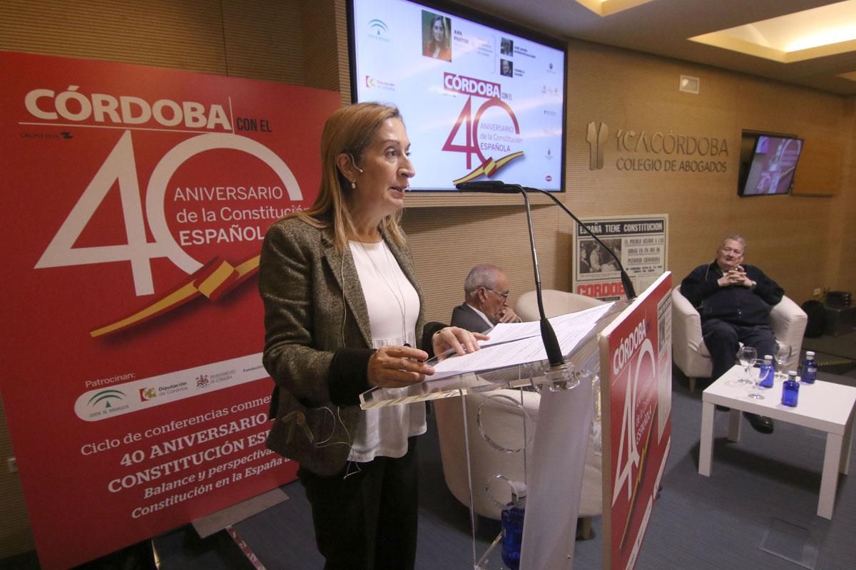 Ana Pastor en el 40 aniversario de la Constitución