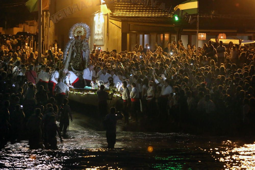 Procesión de la Virgen del Carmen en Pedregalejo