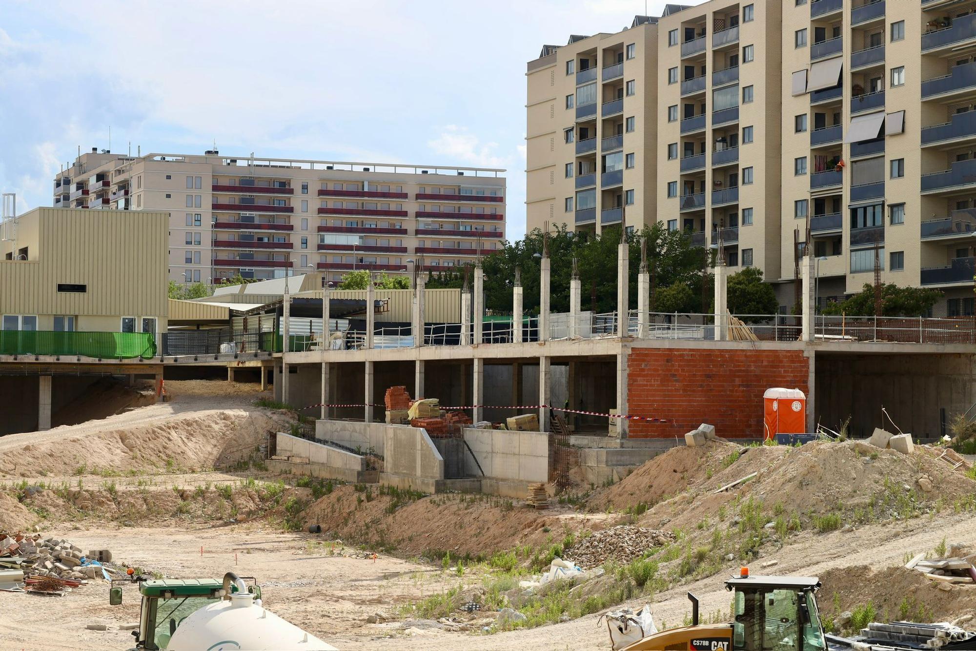 En imágenes | La DGA retoma las obras de Primaria del Ana María Navales