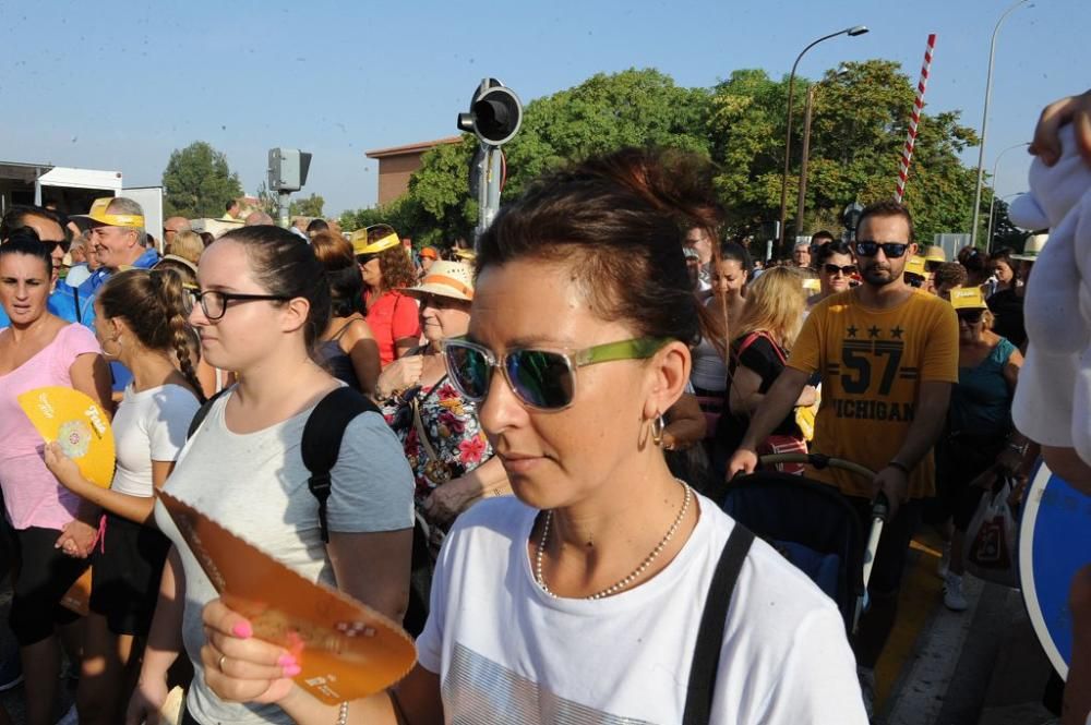 Romería de la Virgen de la Fuensanta: Paso por San