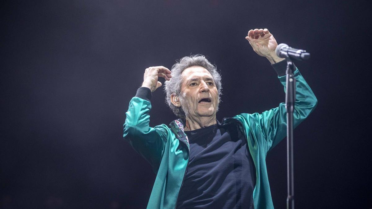 Miguel Ríos, en una de sus últimas actuaciones en Palma