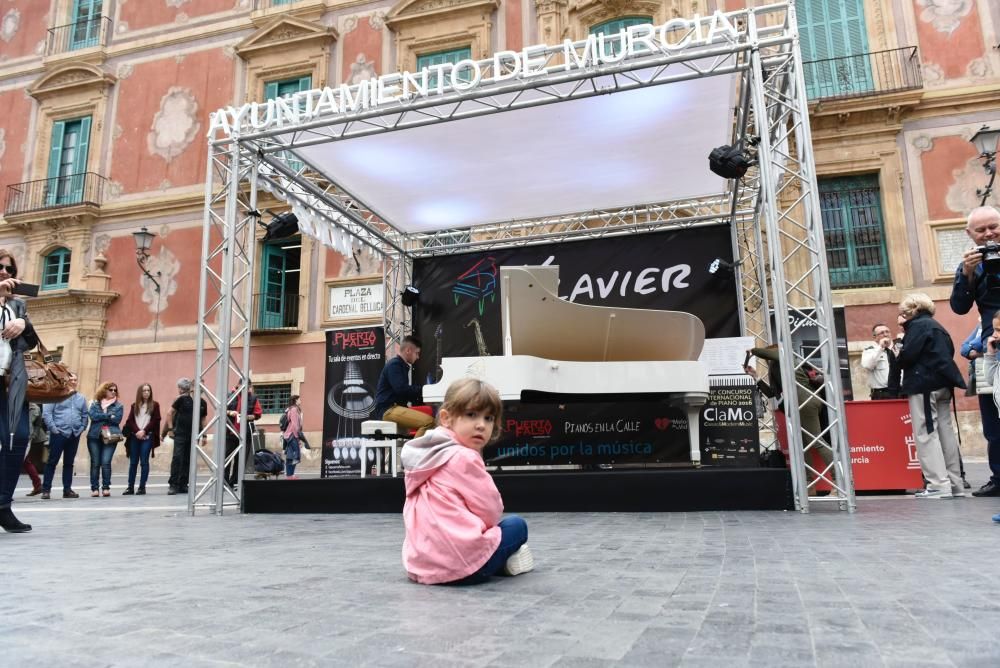 Pianos en las calles de Murcia