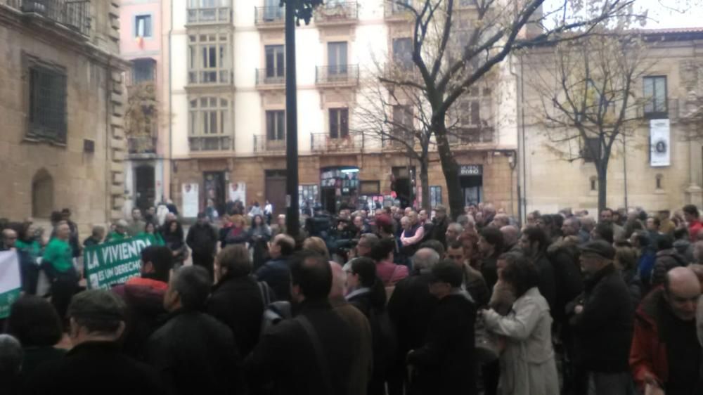 Protesta contra la decisión del Tribunal Supremo d