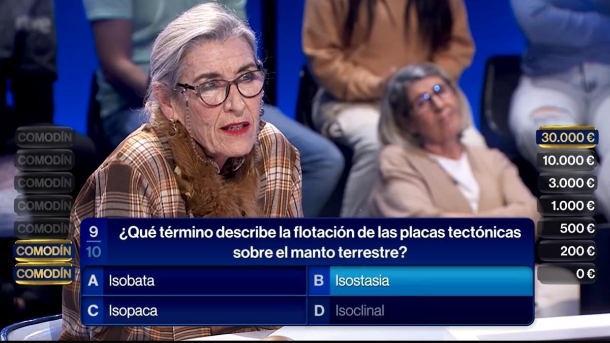 El mensaje de una concursante en &#039;El comodín de La 1&#039;: &quot;Mi pensión es ridícula, esto me viene muy bien&quot;.