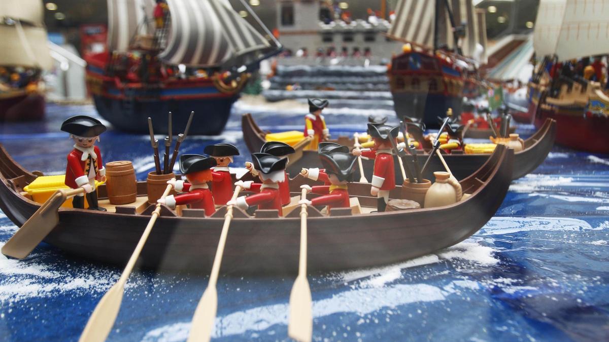 Foto de archivo de otra exposición de Playmobil celebrada en Vigo.