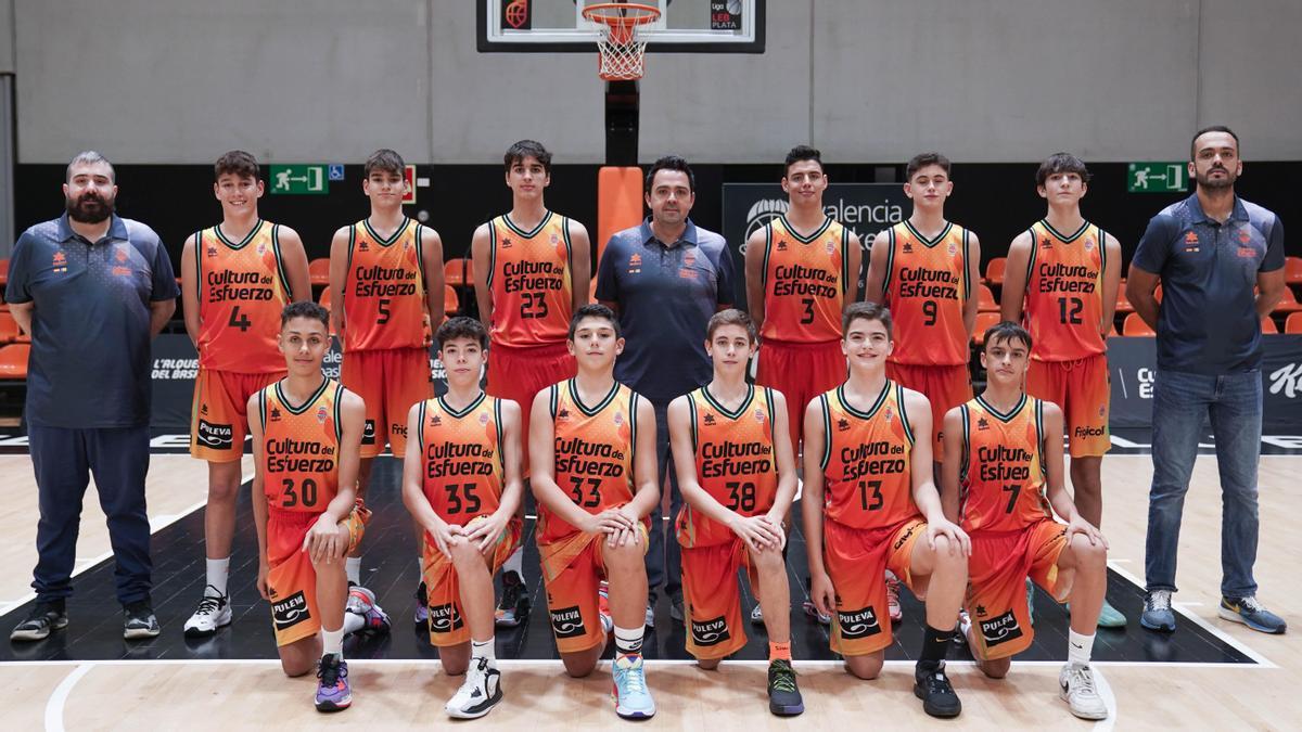 La plantilla del Valencia Basket que juega desde el martes 6 la previa de la Minicopa 2023