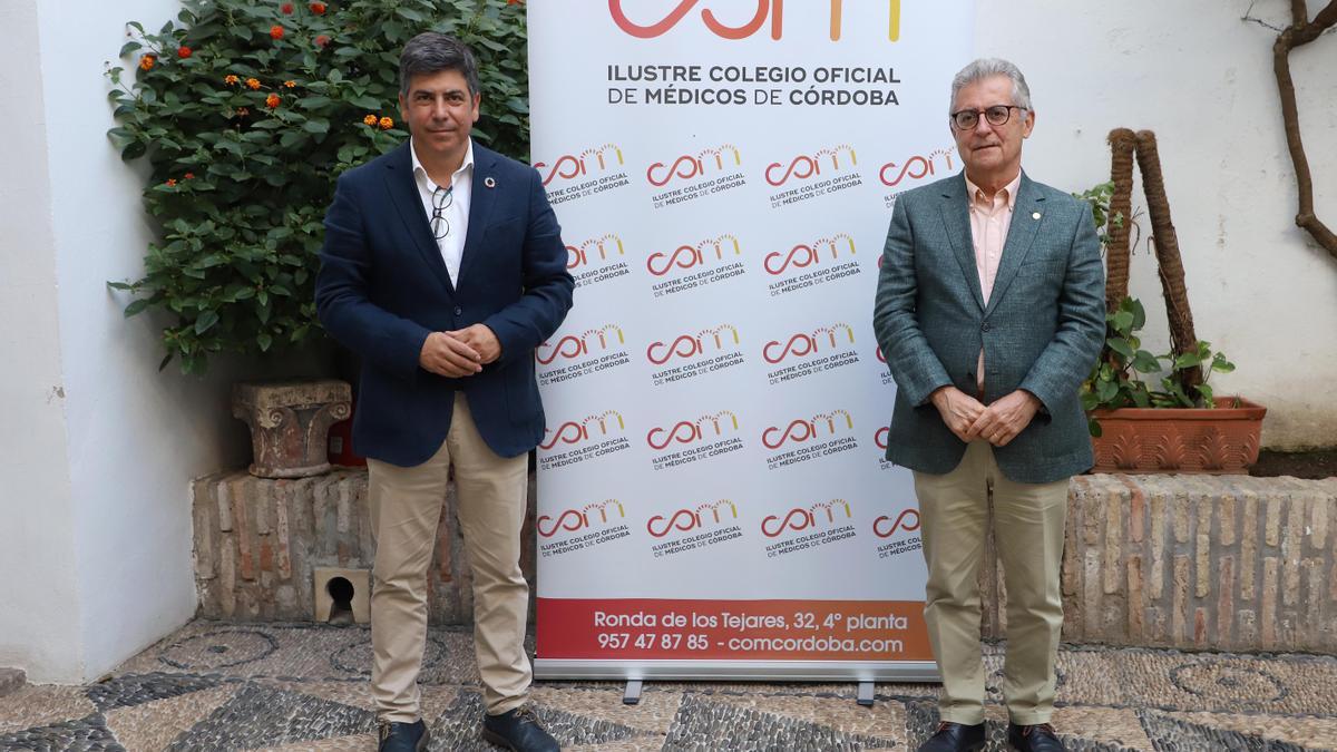 Rafael Llamas y Bernabé Galán, en la Diputación de Córdoba.