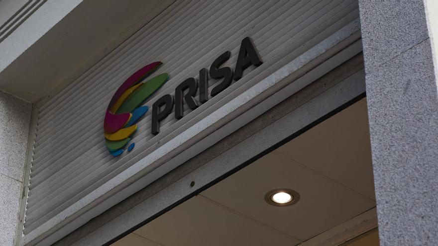 El logo del Grupo Prisa en su domicilio Social