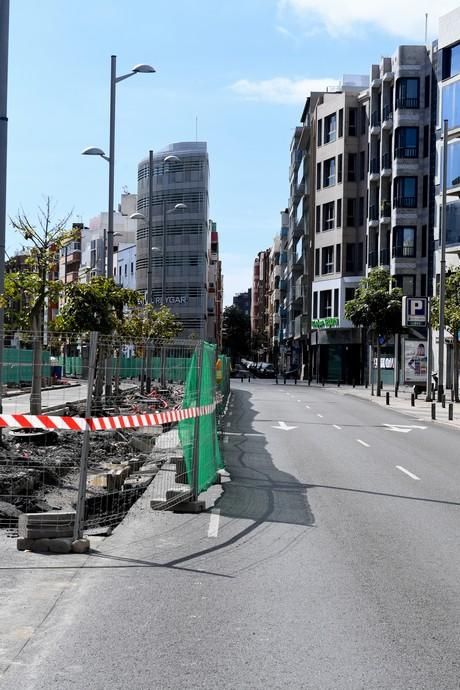 30-03-20  LAS PALMAS DE GRAN CANARIA. CIUDAD. LAS PALMAS DE GRAN CANARIA. Obras de la construcción paradas por la nueva ordenanza del Gobierno para parar el Covid-19.  Fotos: Juan Castro.