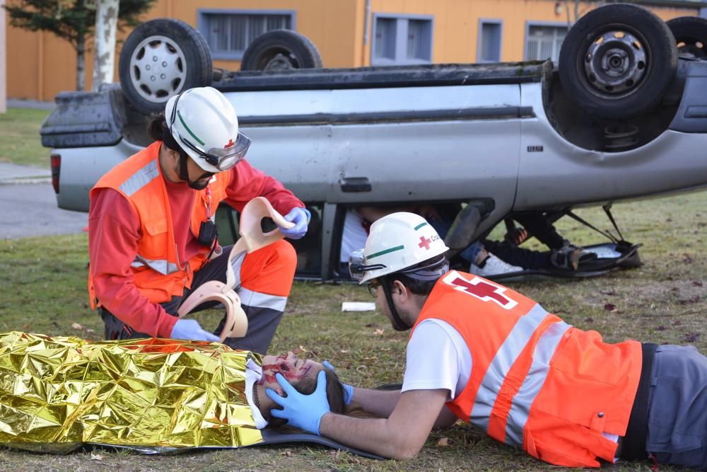 Stop Accidentes realiza un simulacro en Someso