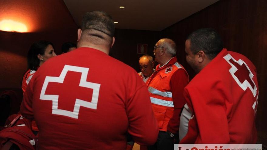 Homenaje a los voluntarios de la Cruz Roja en Murcia