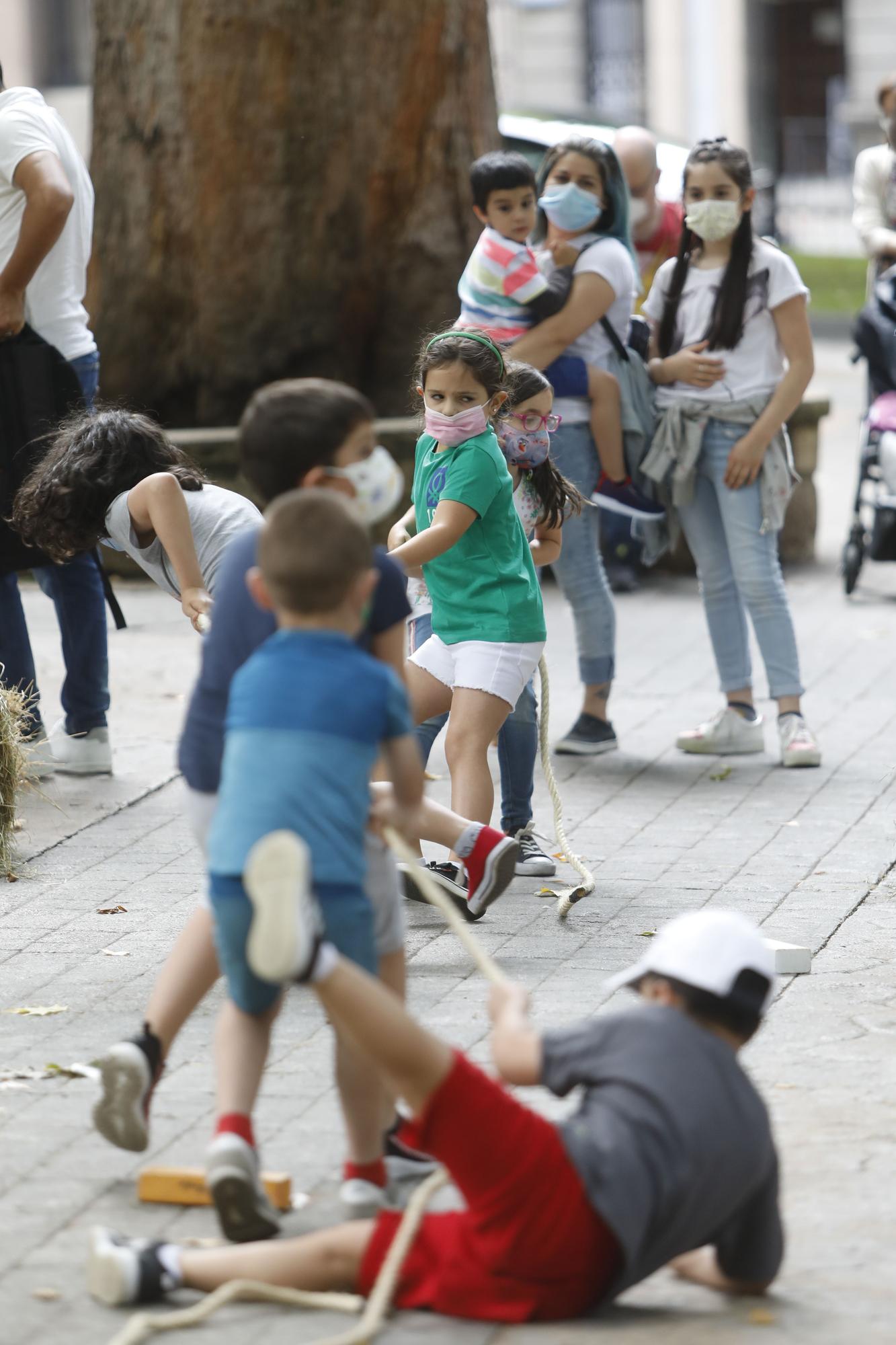 El Campo San Francisco de Oviedo, paraíso intergeneracional de la diversión