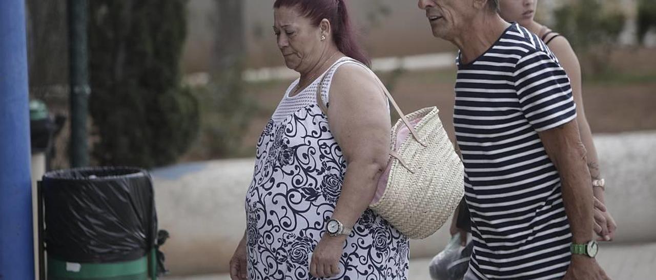 Francisca Cortés Picazo, La Paca, entra en la cárcel de Palma el pasado verano tras disfrutar de un permiso penitenciario.