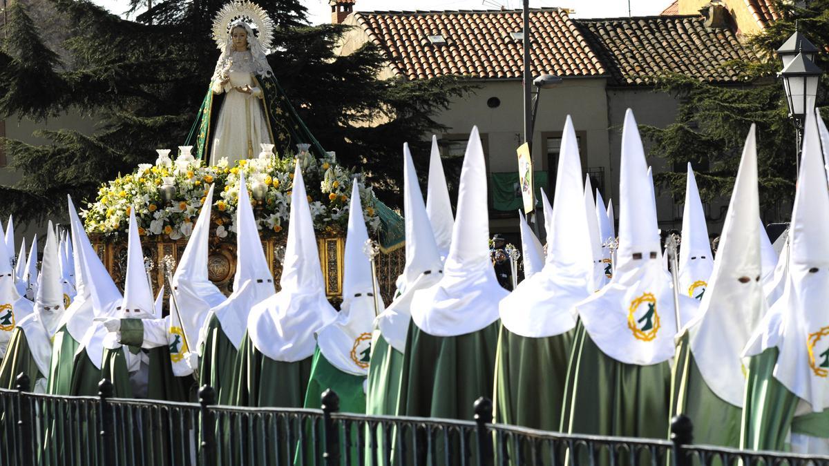 ZAMORA SEMANA SANTA 2010 , JUEVES SANTO PROCESION DE LA VIRGEN DE LA ESPERANZA