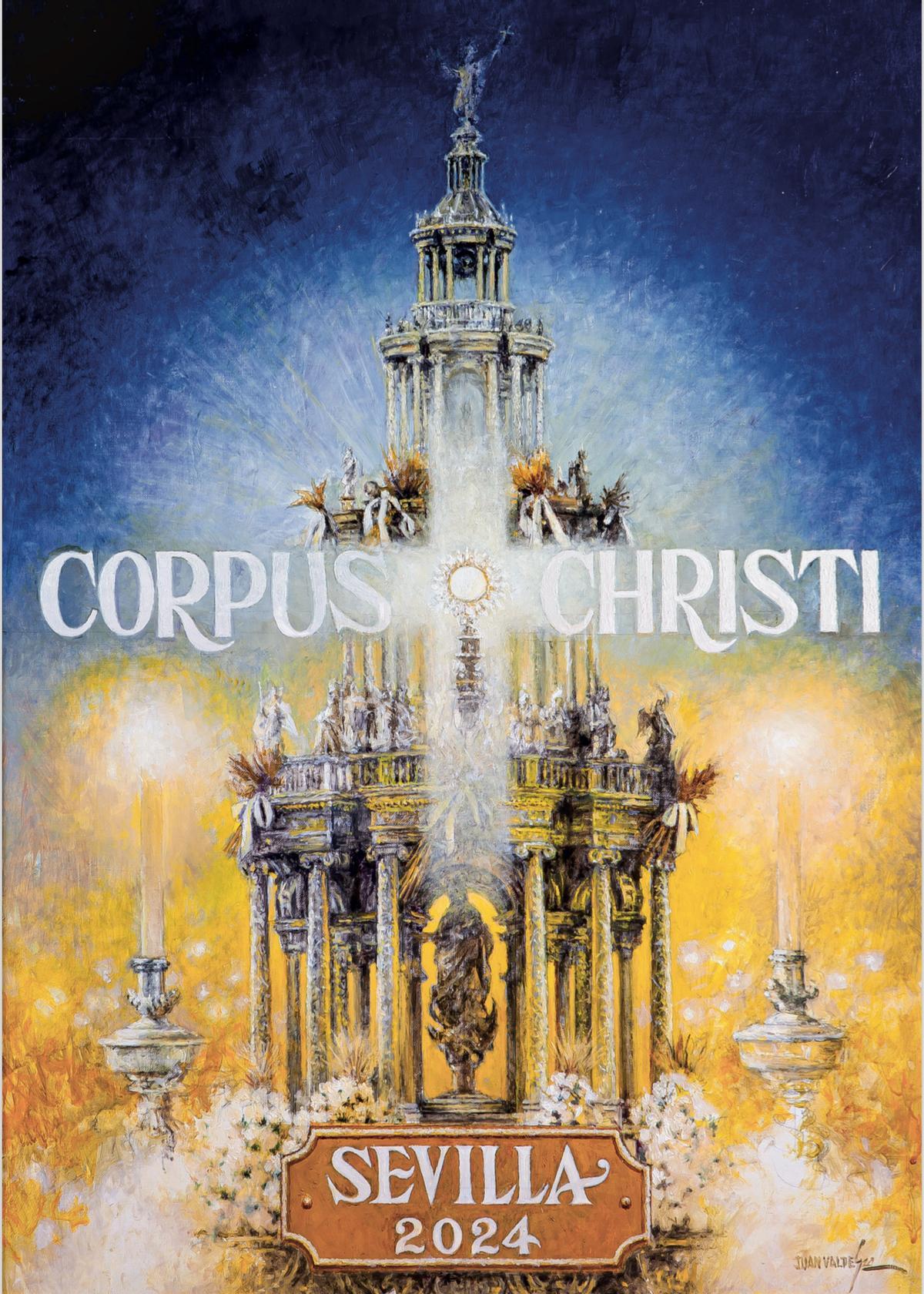 Cartel del Corpus Christi 2024, obra de Juan Valdés